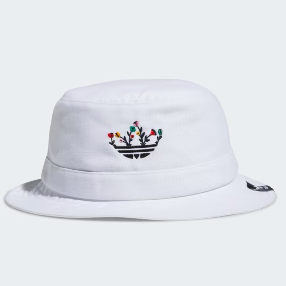 Adidas Originals Floral Trefoil Bucket Hat